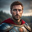 Sir Lance Alot, AI-generated portrait