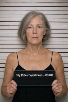 AI-generated police mugshot of a fictional suspect from Cold Boot