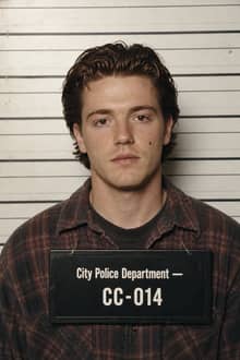 AI-generated police mugshot of a fictional suspect from Closing Night, 1996
