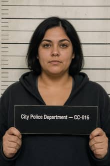AI-generated police mugshot of a fictional suspect from Cold Plunge, 2019