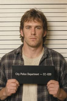 AI-generated police mugshot of a fictional suspect from Last Shift, 1998