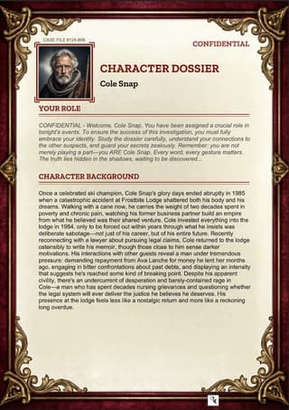 Character Sheet
