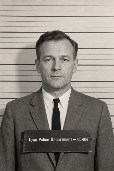 James Tuttle — AI-generated mugshot of a fictional suspect