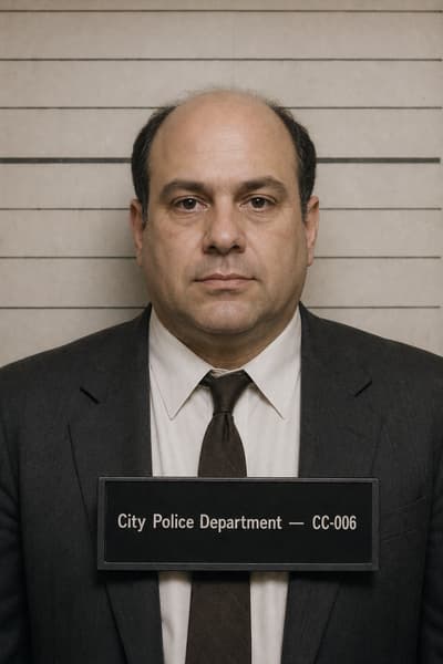 David Goldberg — AI-generated mugshot of a fictional suspect