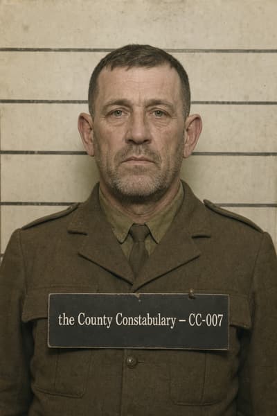 Stanley Whitcombe — AI-generated mugshot of a fictional suspect