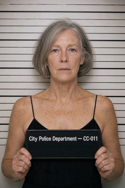 Danielle Donnelly — AI-generated mugshot of a fictional suspect