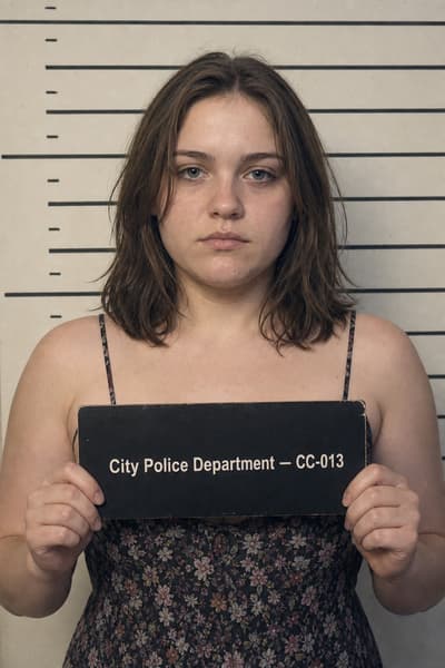 Ashley MacIntyre — AI-generated mugshot of a fictional suspect