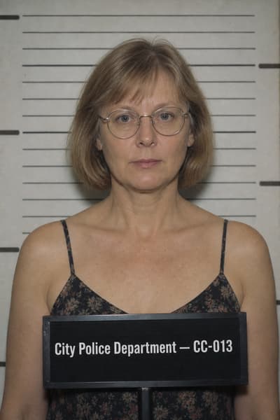 Taylor Kowalski — AI-generated mugshot of a fictional suspect