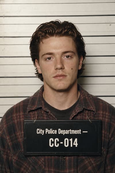 Daniel Reilly — AI-generated mugshot of a fictional suspect