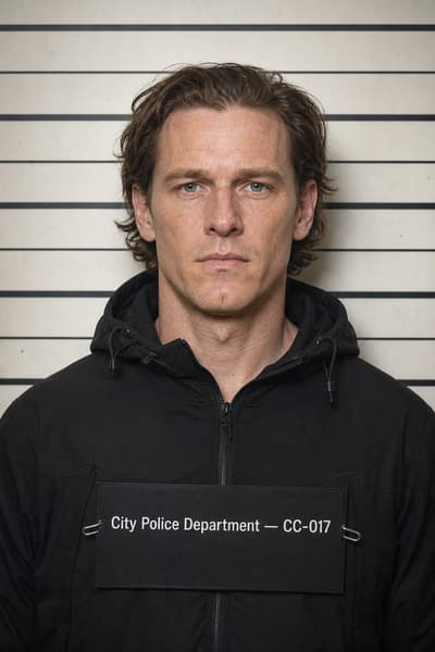 Aiden Fitzgerald — AI-generated mugshot of a fictional suspect