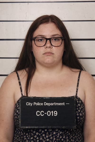 Megan Donnelly — AI-generated mugshot of a fictional suspect