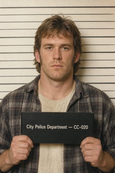 Michael Whitaker — AI-generated mugshot of a fictional suspect