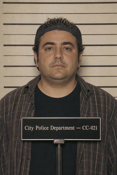 Joseph Lombardi — AI-generated mugshot of a fictional suspect