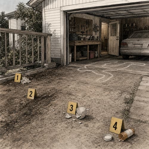 Crime-scene plate — Cold Open, 2003