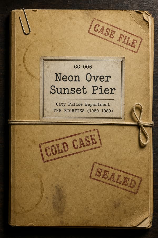 Neon Over Sunset Pier cover