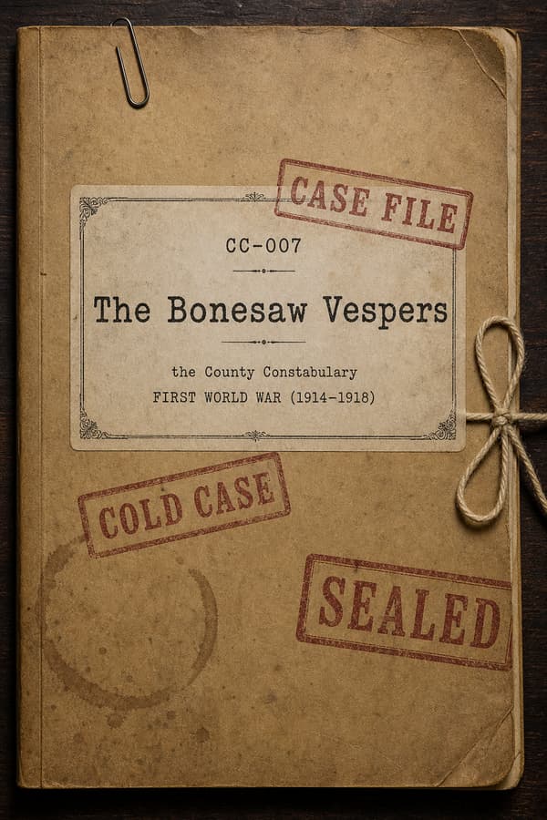 The Bonesaw Vespers case file cover
