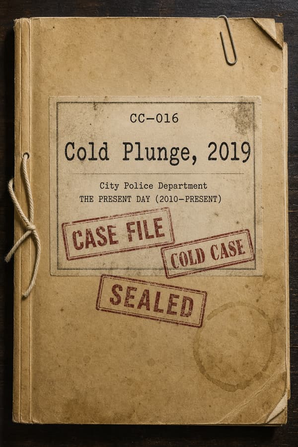 Cold Plunge, 2019 case file cover