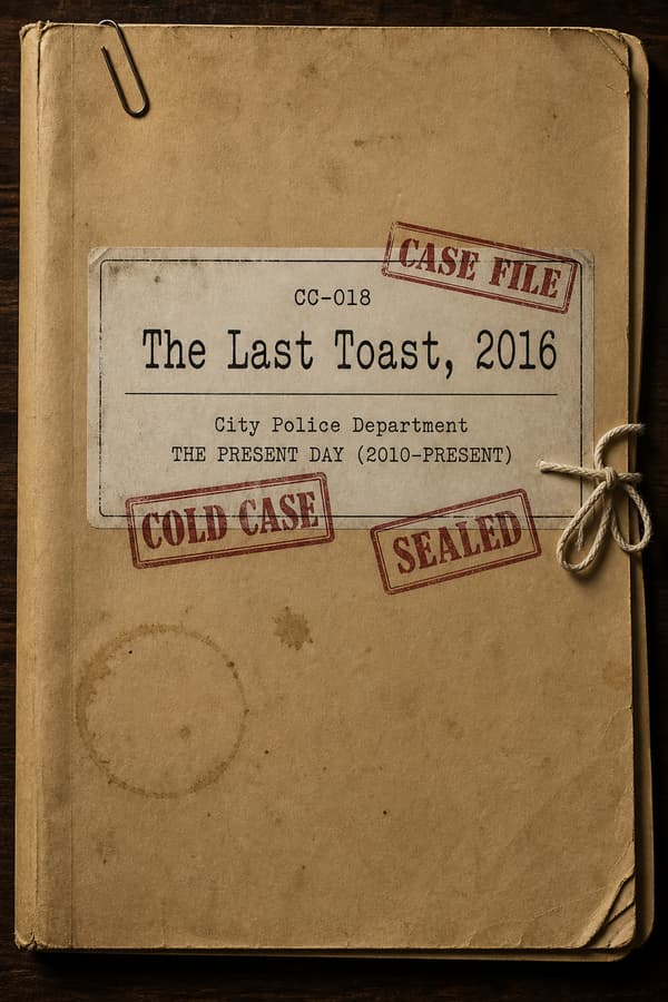 The Last Toast, 2016 case file cover