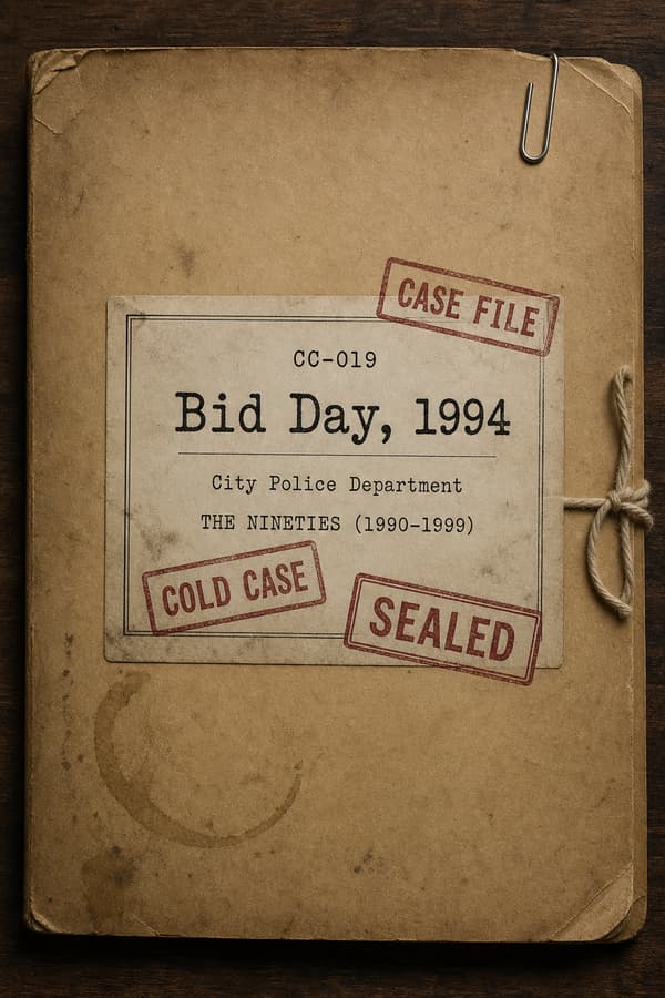 Bid Day, 1994 case file cover
