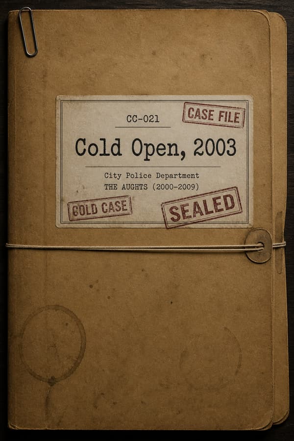 Cold Open, 2003 case file cover