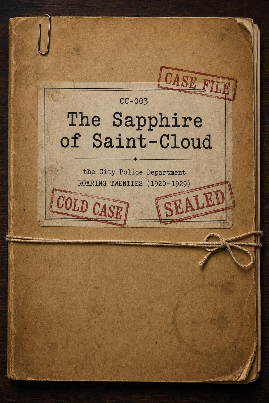 The Sapphire of Saint-Cloud — case file cover