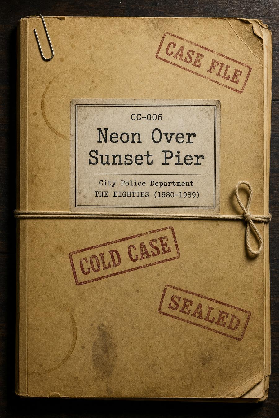 Neon Over Sunset Pier — case file cover
